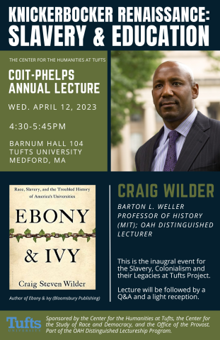 flyer for Craig Wilder event on April 12