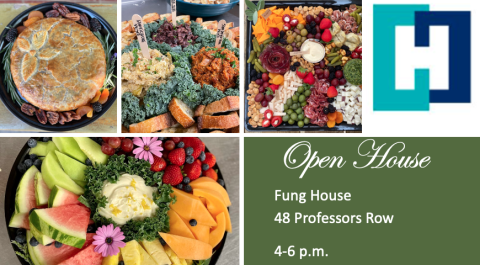 poster featuring trays of delicious food