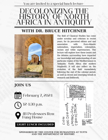 flyer that looks like a newspaper with a photo of north africa