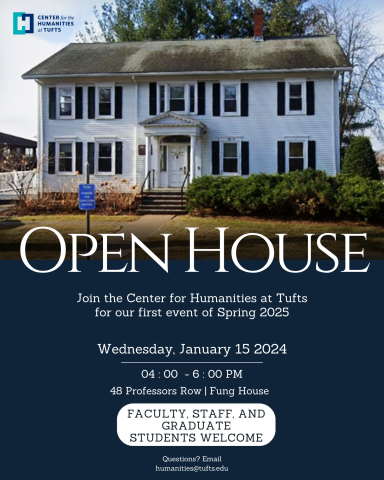 flyer featuring The Fung House and text in white