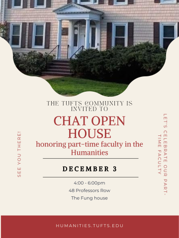 poster with photo of fung house on top, text in red and black beneath