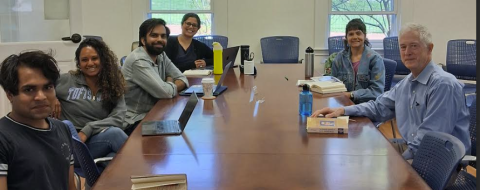 reading group at the CHAT conference table