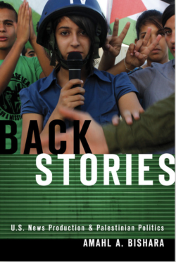 Book cover: woman in microphone wearing helmet with people showing peace signs behind her