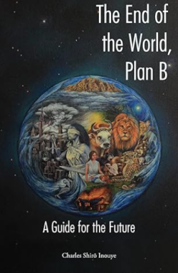book cover featuring earth in space, with animals inside the sphere