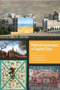 book cover featuring four images of four cities
