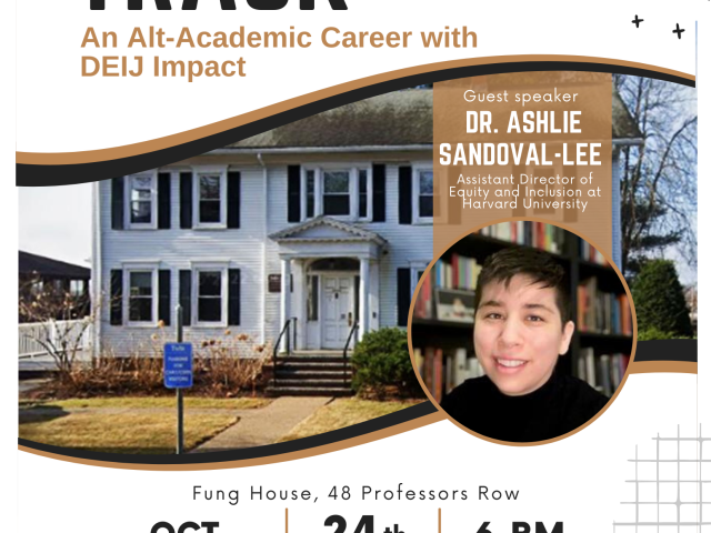 poster featuring Fung House and profie photo of guest speaker
