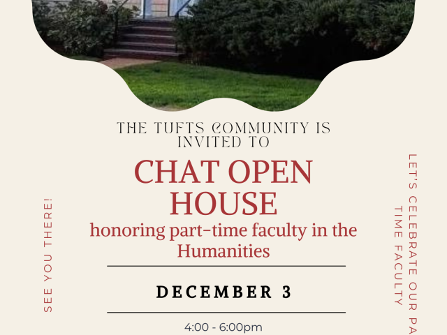 poster with photo of fung house on top, text in red and black beneath